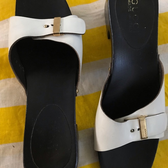 Vintage Gucci wooden clog - Picture 3 of 7
